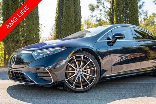 Nautical Blue Metallic 2022 Mercedes-Benz EQS 450+ 4MATIC