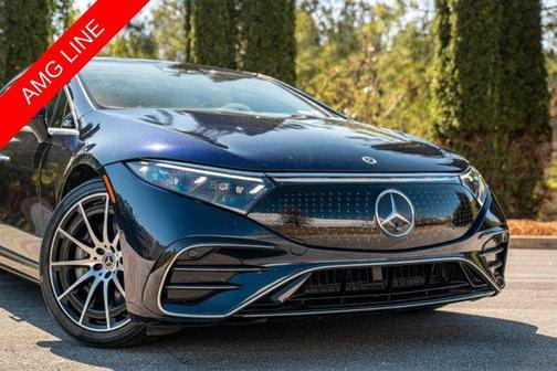 Nautical Blue Metallic 2022 Mercedes-Benz EQS 450+ 4MATIC