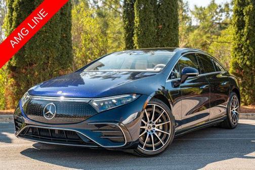 Nautical Blue Metallic 2022 Mercedes-Benz EQS 450+ 4MATIC