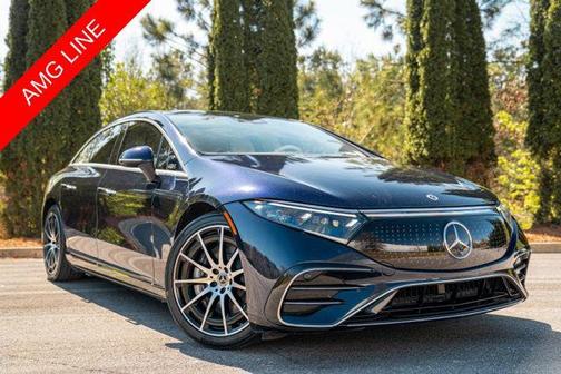 Nautical Blue Metallic 2022 Mercedes-Benz EQS 450+ 4MATIC