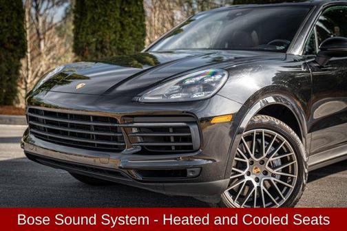 Black 2022 Porsche Cayenne Platinum Edition