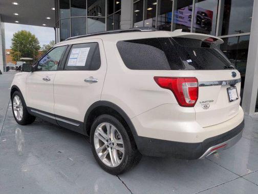 WHITE PLATINUM MET TRI-COAT 2017 Ford Explorer Limited