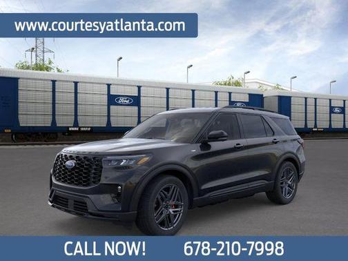 Agate Black Metallic 2026 Ford Explorer ST-Line