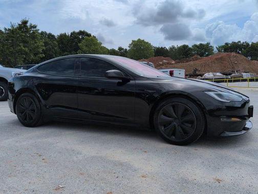 Solid Black 2022 Tesla Model S Plaid
