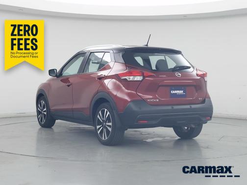 Red 2020 Nissan Kicks SV