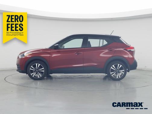 Red 2020 Nissan Kicks SV