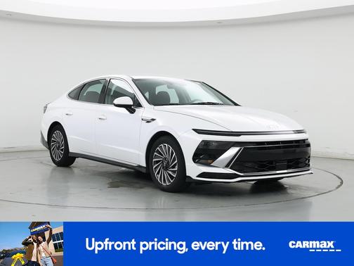 White 2025 Hyundai SONATA Hybrid SEL