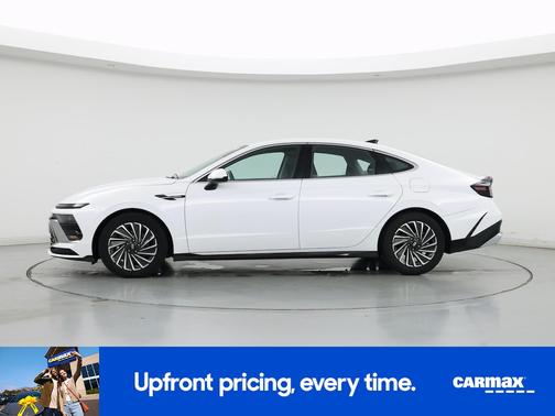 White 2025 Hyundai SONATA Hybrid SEL