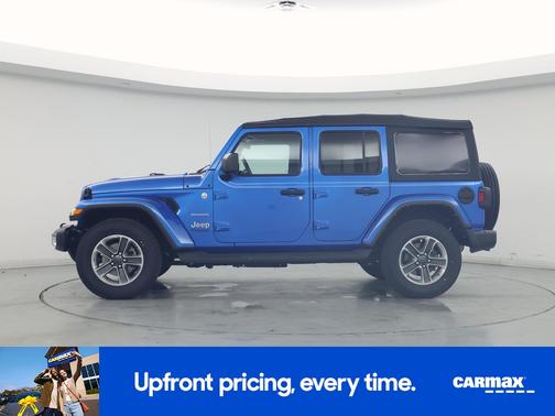 Blue 2022 Jeep Wrangler Unlimited Sahara