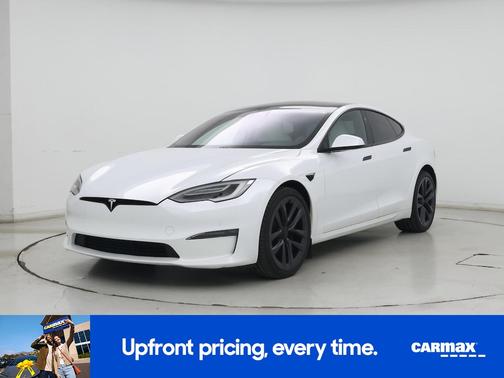 White 2021 Tesla Model S Plaid