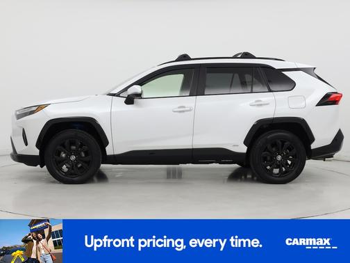 White 2023 Toyota RAV4 Hybrid SE