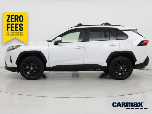 White 2023 Toyota RAV4 Hybrid SE