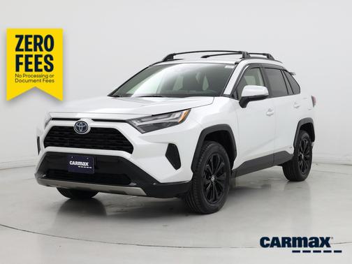 White 2023 Toyota RAV4 Hybrid SE