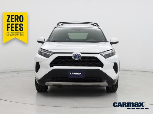 White 2023 Toyota RAV4 Hybrid SE