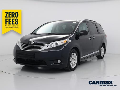 Black 2017 Toyota Sienna XLE