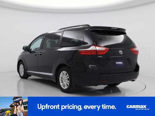 Black 2017 Toyota Sienna XLE