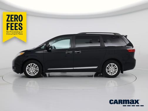 Black 2017 Toyota Sienna XLE