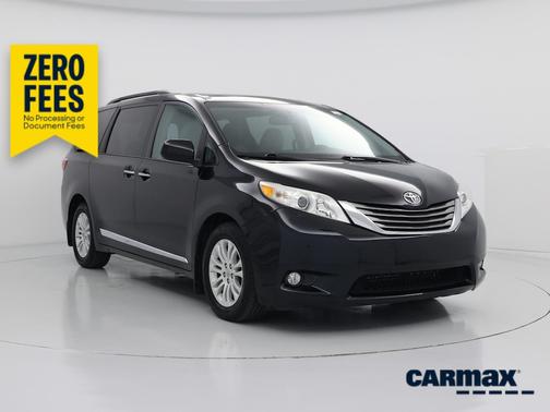 Black 2017 Toyota Sienna XLE