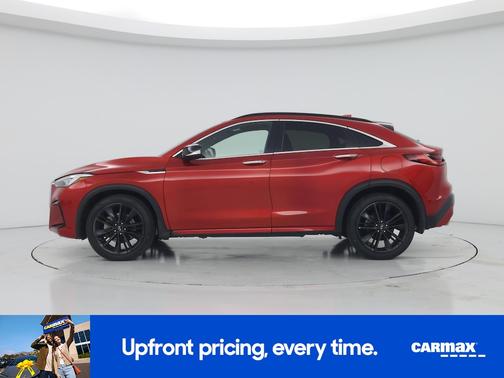 Red 2023 INFINITI QX55 Sensory
