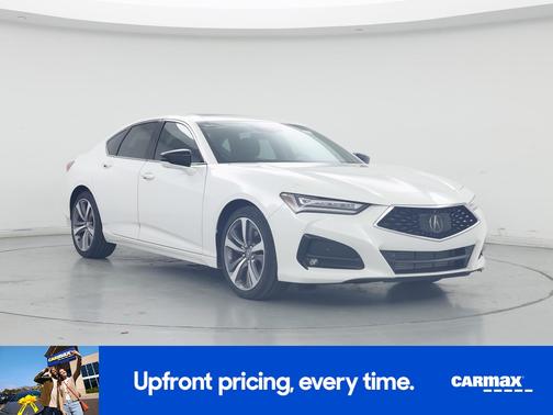 White 2021 Acura TLX SH-AWD Advance