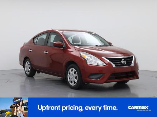 Red 2017 Nissan Versa SV