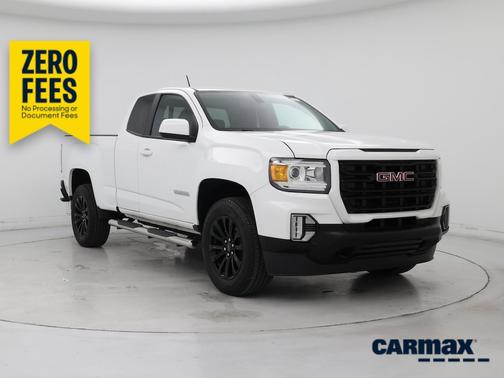 White 2022 GMC Canyon Elevation