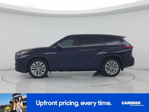 Blue 2023 Toyota Highlander Platinum
