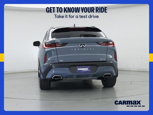 White 2022 INFINITI QX55 Essential