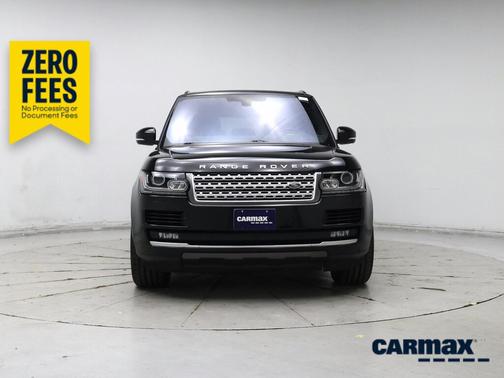 Black 2016 Land Rover Range Rover HSE