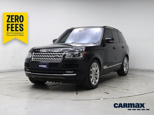 Black 2016 Land Rover Range Rover HSE