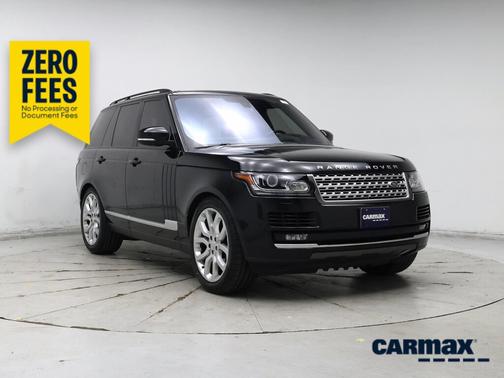 Black 2016 Land Rover Range Rover HSE