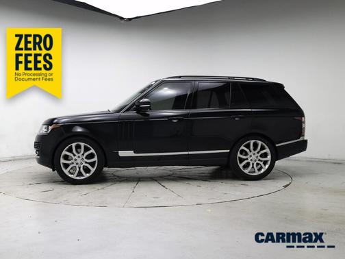 Black 2016 Land Rover Range Rover HSE