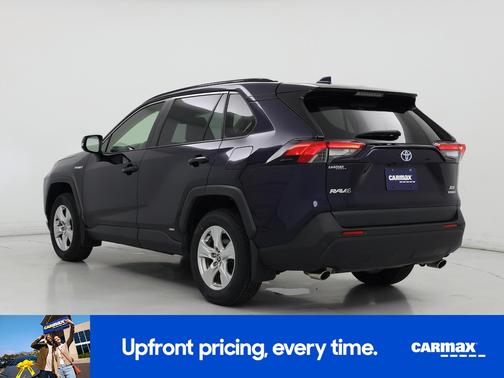 Blue 2021 Toyota RAV4 Hybrid XLE