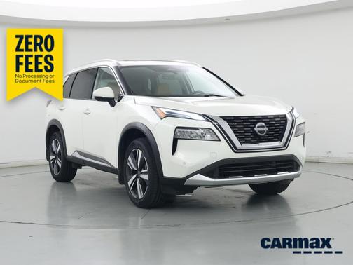 White 2023 Nissan Rogue Platinum