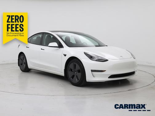 White 2021 Tesla Model 3 Long Range