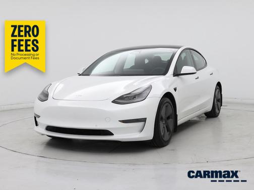 White 2021 Tesla Model 3 Long Range