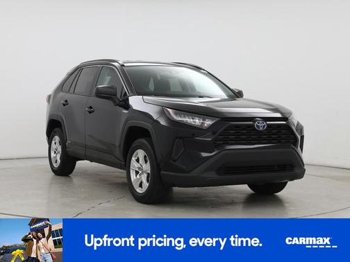 Black 2021 Toyota RAV4 Hybrid LE