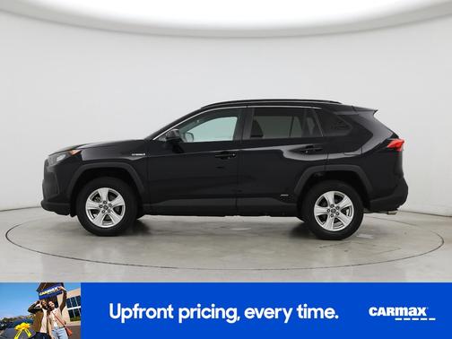 Black 2021 Toyota RAV4 Hybrid LE