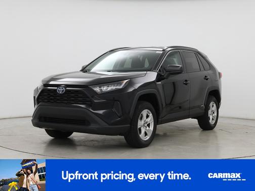 Black 2021 Toyota RAV4 Hybrid LE