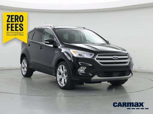 Black 2019 Ford Escape Titanium