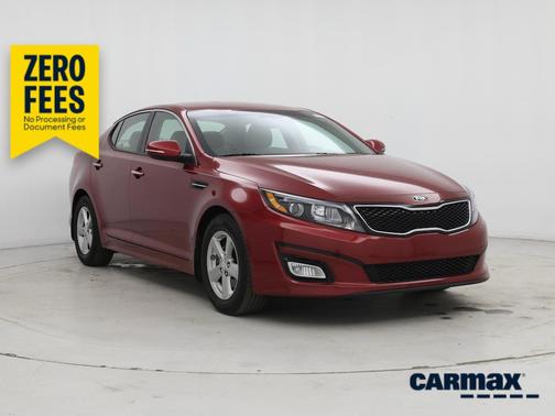 Red 2015 Kia Optima LX