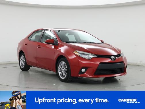 Red 2014 Toyota Corolla LE Plus