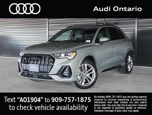 Chronos Gray Metallic 2023 Audi Q3 Premium 45 TFSI S line quattro Tiptronic