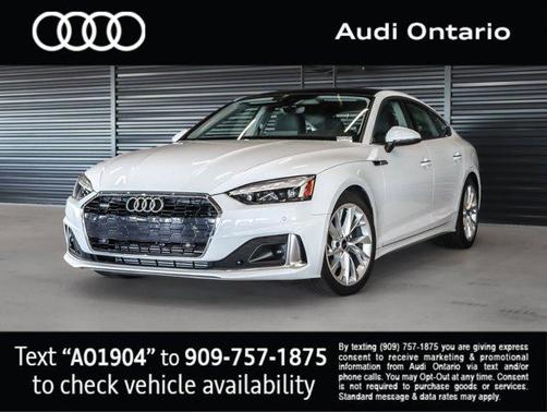 Glacier White Metallic 2023 Audi A5 Sportback Premium