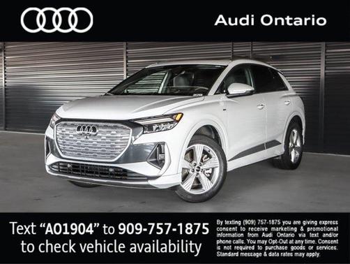Glacier White Metallic 2023 Audi Q4 e-tron Premium Plus 50 quattro