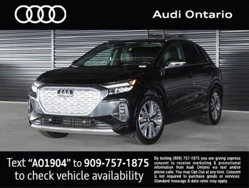 Mythos Black Metallic 2023 Audi Q4 e-tron Premium Plus 40 RWD