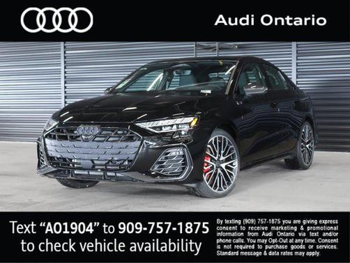 mythos black metallic 2026 Audi S3 TFSI quattro S tronic