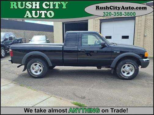 Black Clearcoat 2001 Ford Ranger XLT SuperCab