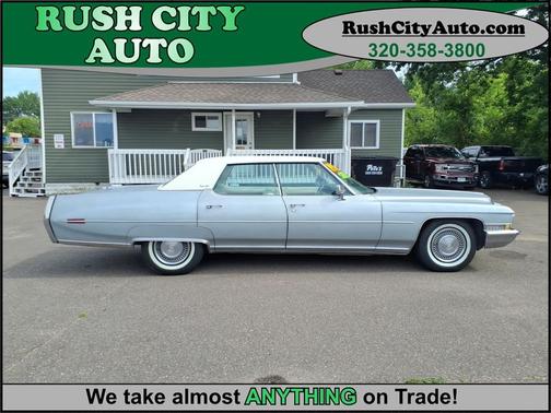 Silver 1972 Cadillac DeVille Base