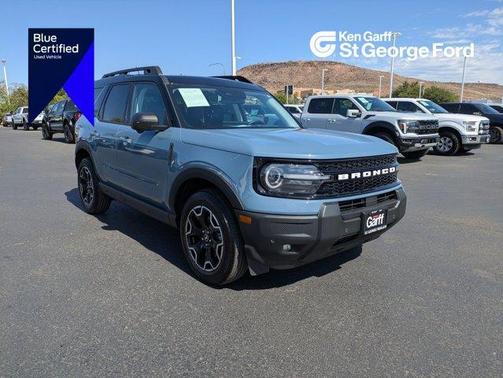 Azure Gray Metallic 2025 Ford Bronco Sport Outer Banks